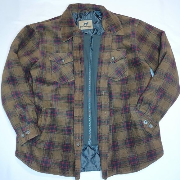 Vtg Irish Setter RedWing Field Jacket Coat Mens XL Thick Flannel Quilted Lining - Picture 3 of 7